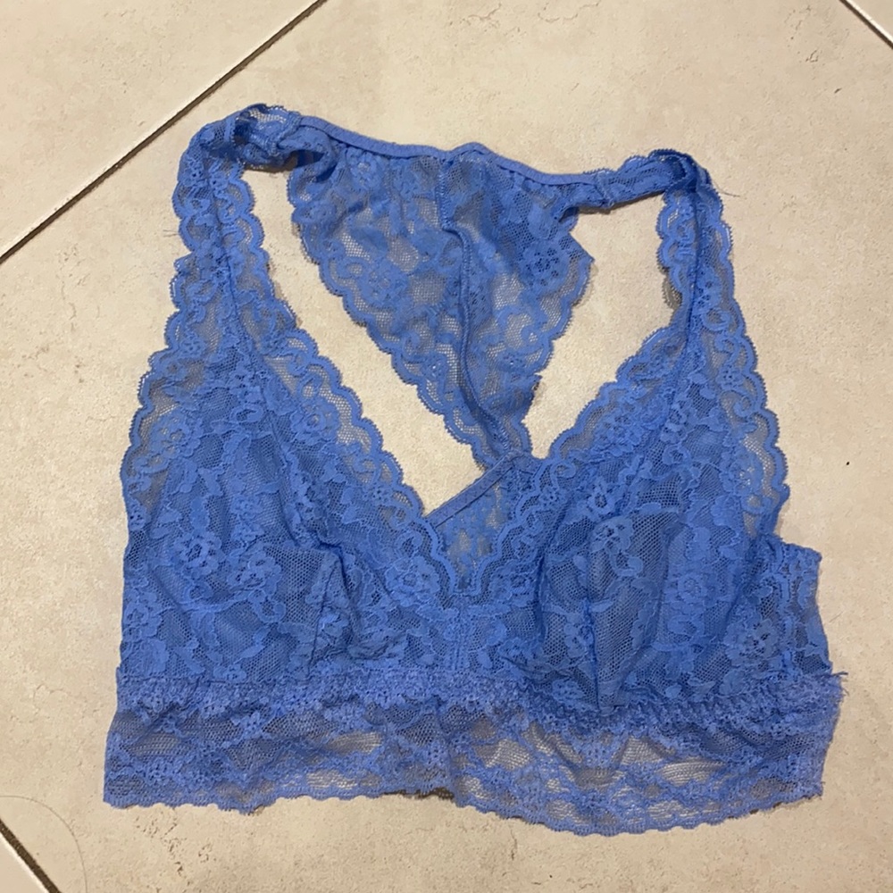Victoria’s Secret Light Blue Lace Bralette